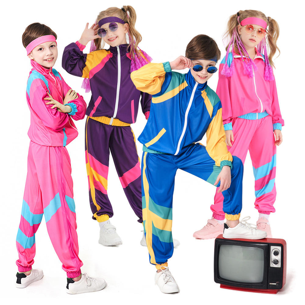 Boy Girl 80s 90s Retro Hip-hop Costume