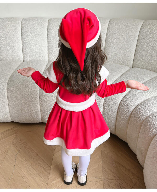 Fancy Merry Christmas Girls Clothing Set - Image 2