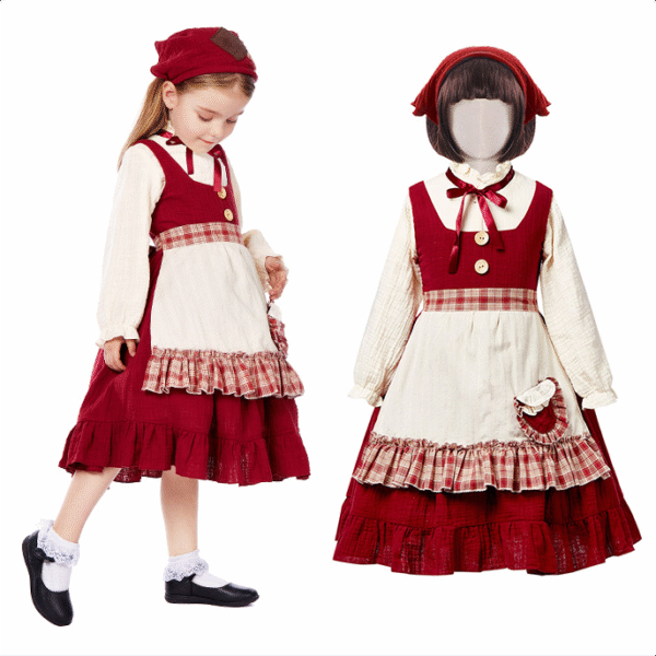 The Little Red Riding Hood Cosplay Costume - Image 5