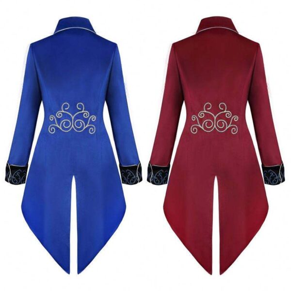 Men's Medieval Tailcoat Jacket - Image 6