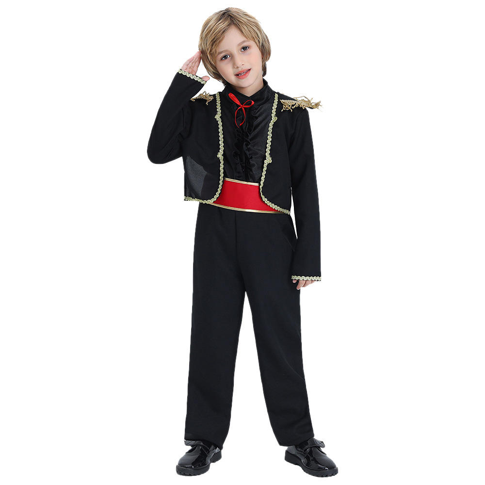 Boys Spanish Carnival Cosplay Costume - Image 2