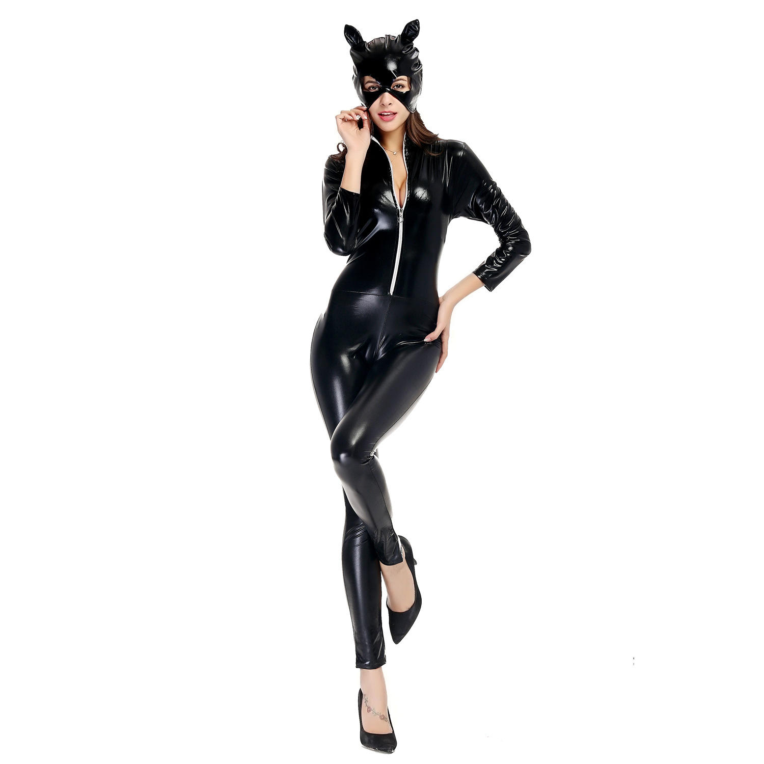 Halloween Catwoman Cosplay Costume