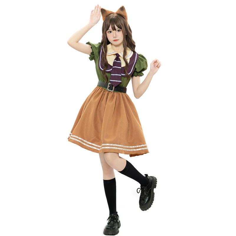 Adult Fox Nick Dress Costume