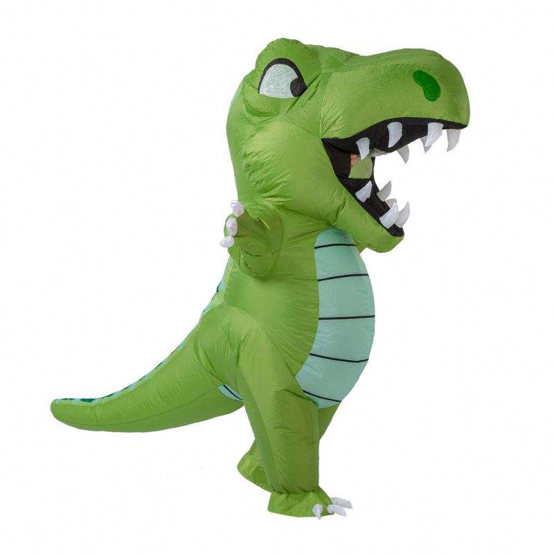 Big Dinosaur Green Inflatable Mascot