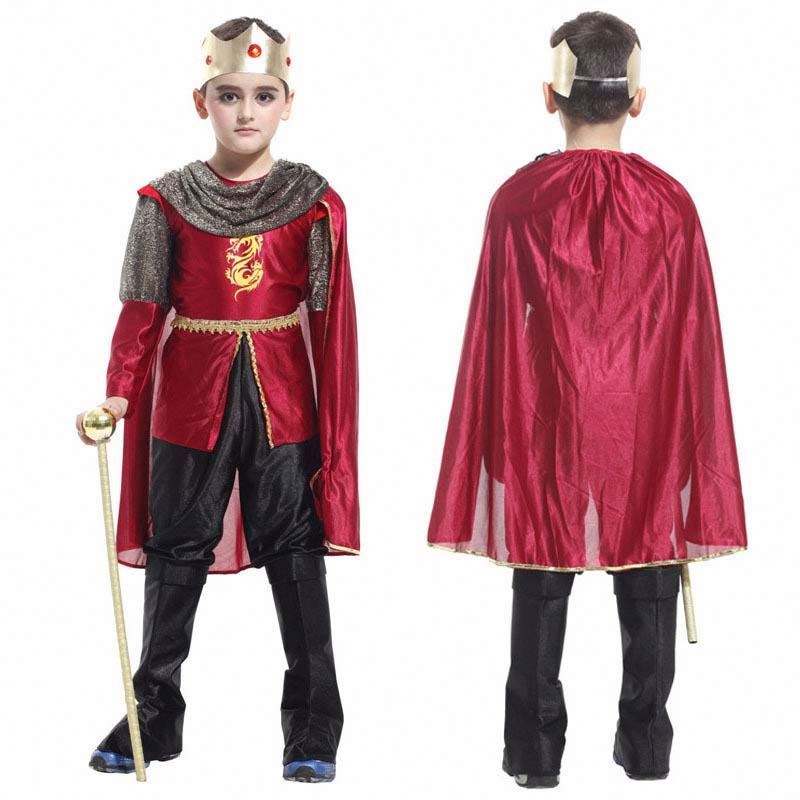 Medieval Prince Boy King Costume