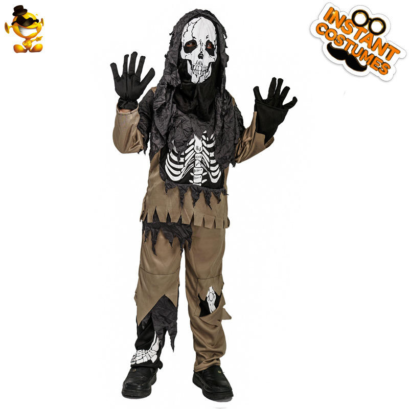 Scary Horror Skull Masquerade Cosplay Costume