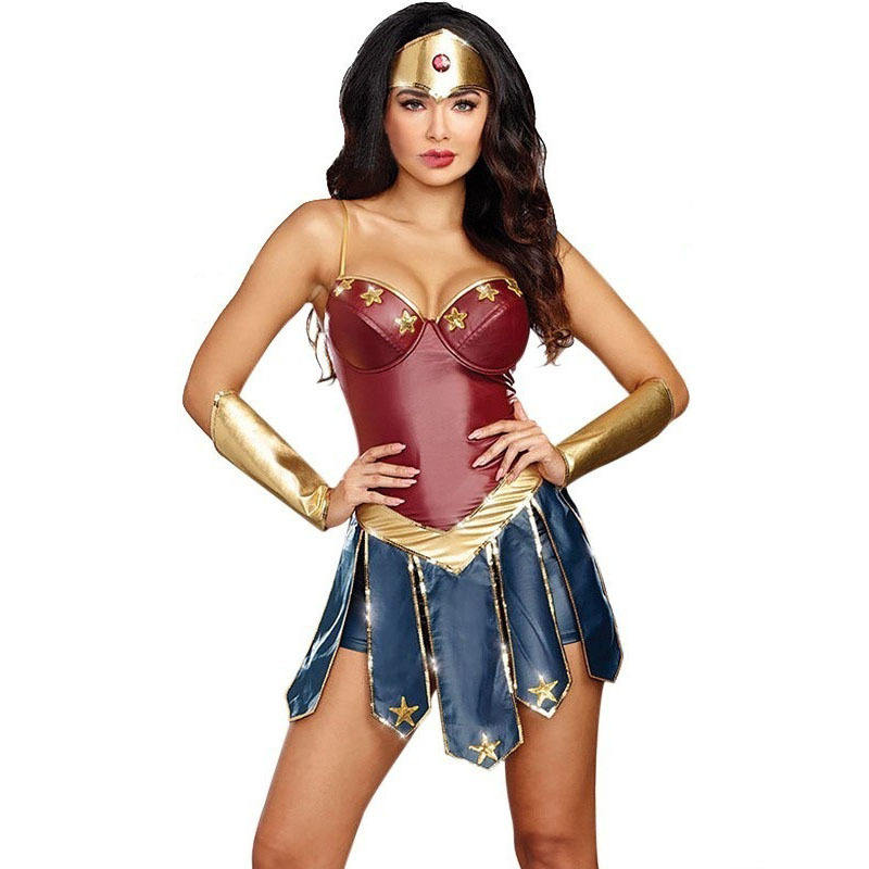 Halloween Wonder Woman Cosplay Costume