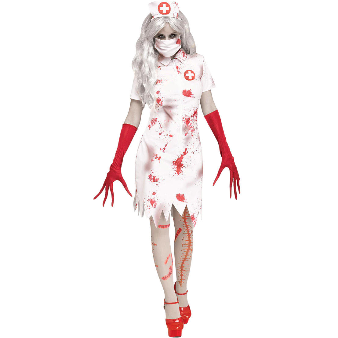 Women Zombie Nurse Costume