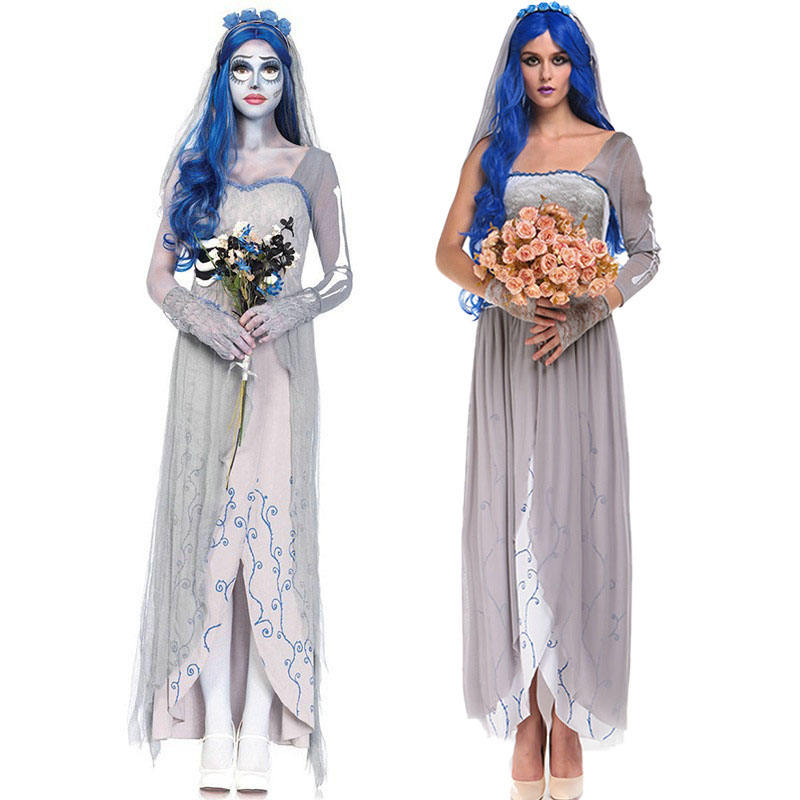 Witch Zombie Ghost Cosplay Costume