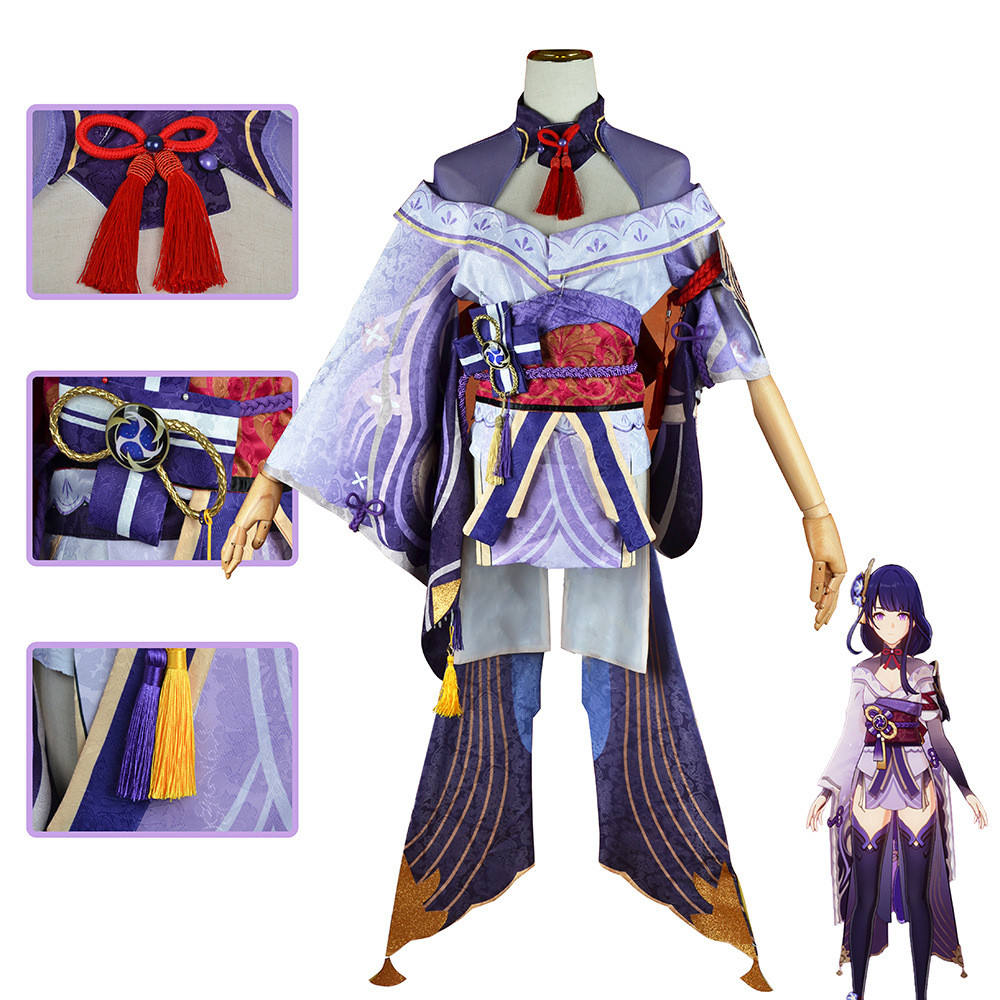 Anime Game Genshin Impact Beelzebul Cosplay Costume