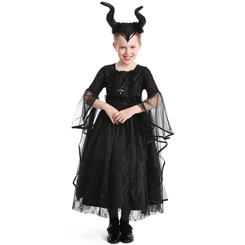 Girl Black Witch Costume