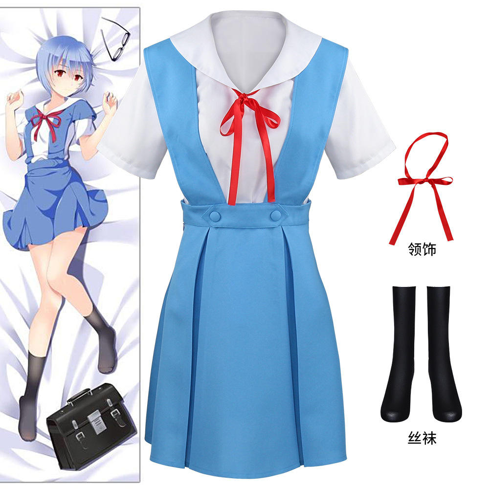 Anime New Century Evangelion Ayanami Rei Costume