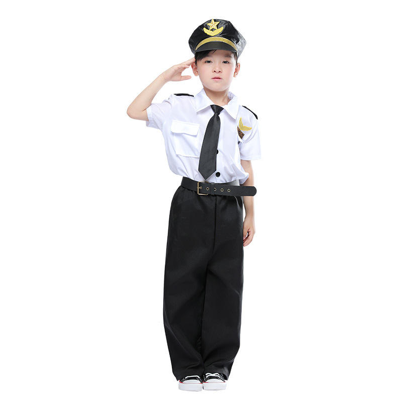 Children Young Captain Costume