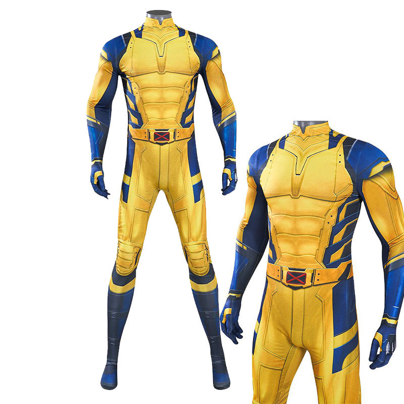 Marvel Cartoon Wolverine Cosplay Costume