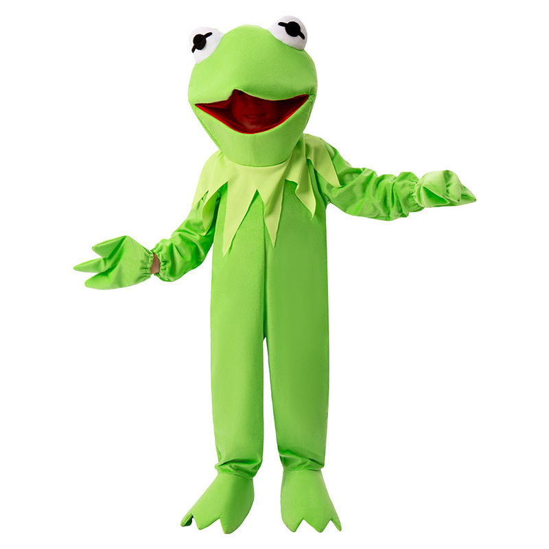 Kid Green Frog Kermit Cosplay Costume