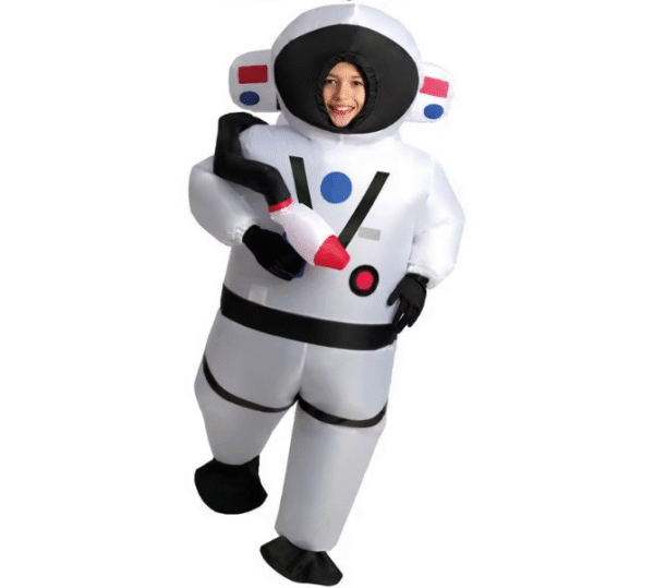 Space NASA White Astronaut Blow-up Costume - Image 3