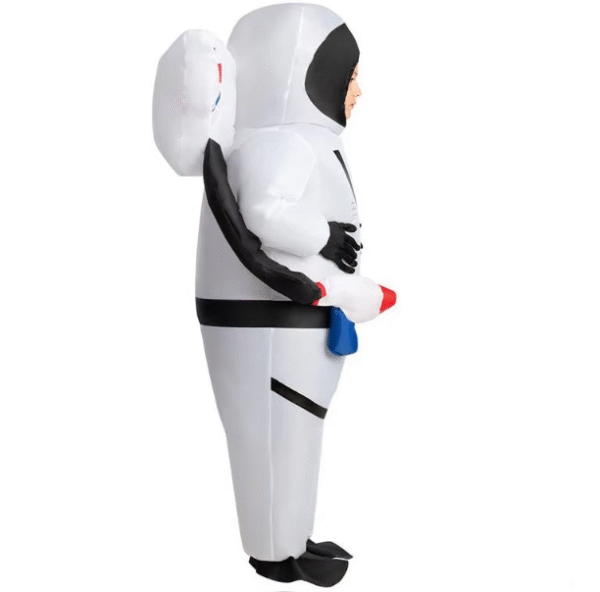 Space NASA White Astronaut Blow-up Costume - Image 4