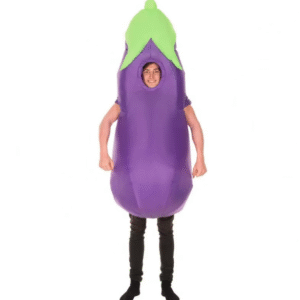 Purple Eggplant Cosplay Air Blow-up Costume