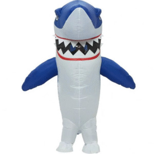 Inflatable Blue Shark Blow-up Costume