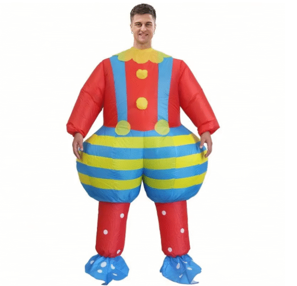 Circus Clown Cosplay Blow-up Suit