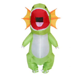 Red Ear Green Dinosaur Inflatable Costume