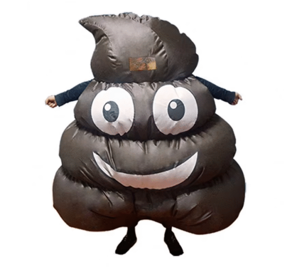 Inflatable Black Shit Suit