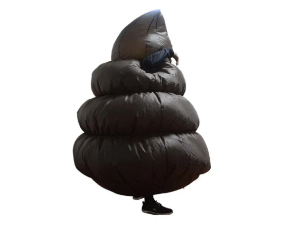 Inflatable Black Shit Suit - Image 4