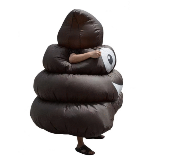 Inflatable Black Shit Suit - Image 2