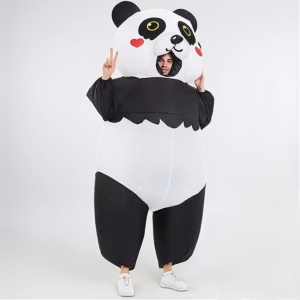 Inflatable Panda Blow-up Suit