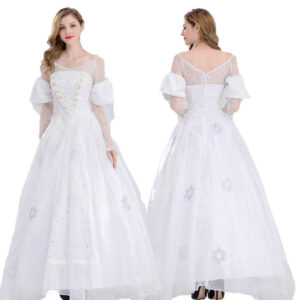 White Queen Alice Wonderland Costume