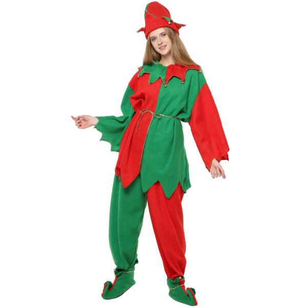 Christmas Elf Performance Green Outfits - Image 2