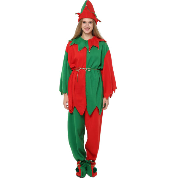Christmas Elf Performance Green Outfits - Image 3