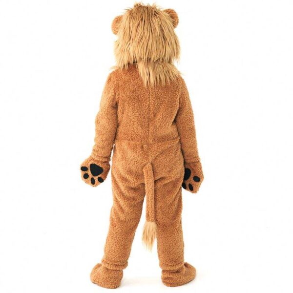 Cute Little Lion Fleece Jumpsuit - Image 2
