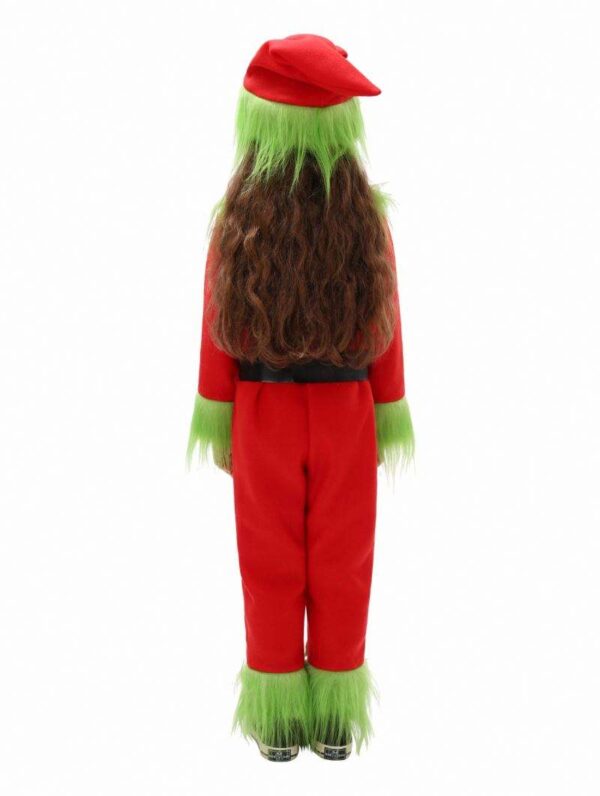 Kids Santa Claus Red Jumpsuit With Hat - Image 3