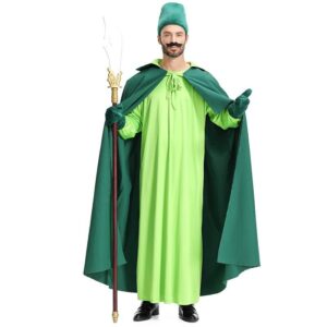 Men's Green Anime Costume