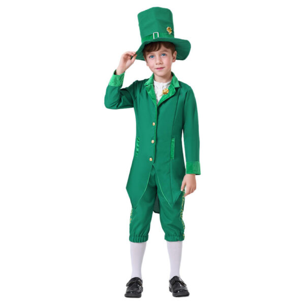 Boys St. Patrick's Day Leprechaun Costume - Image 2