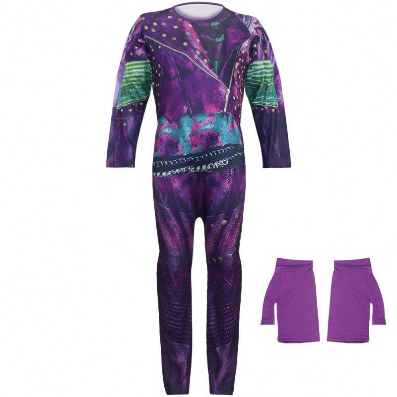 Kid Descendants Movie Girl Purple Costume