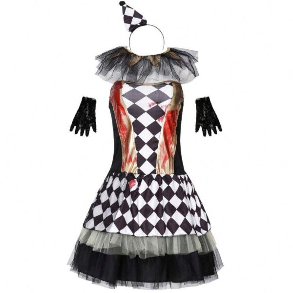 Masquerade Circus Clown Performance Costume - Image 3
