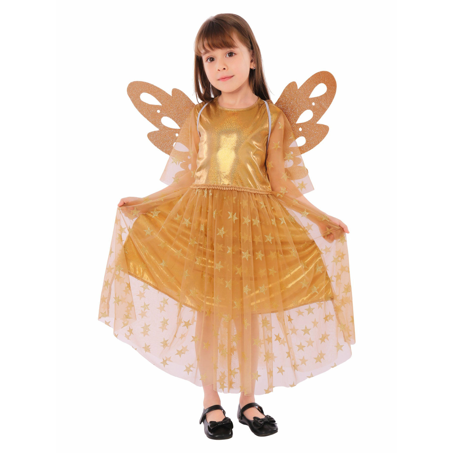 Star Tulle Dress Children's Performance Costume