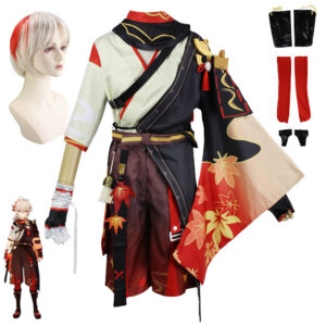 Anime Genshin Impact Kaedehara Kazuha Cosplay Costume