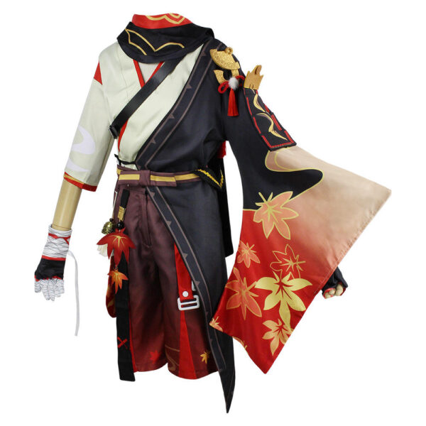 Anime Genshin Impact Kaedehara Kazuha Cosplay Costume - Image 2