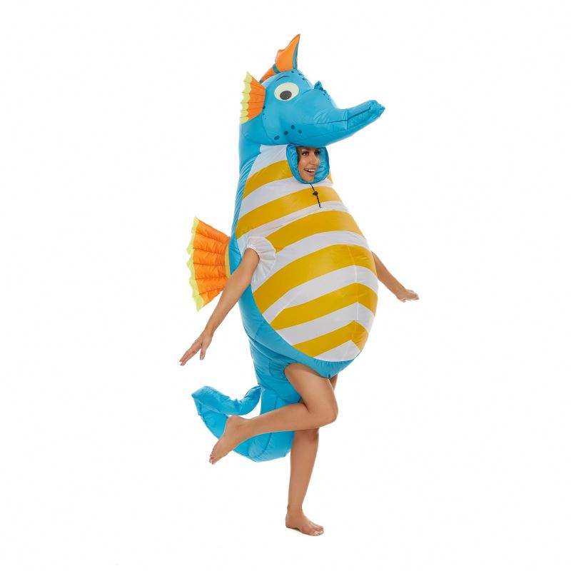 Blue Hippocampus Halloween Inflatable Costume