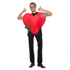 God of Love Mascot Heart Costume