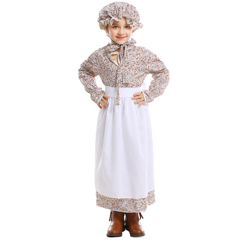 Children Grandmother Wolf Cosplay Costume