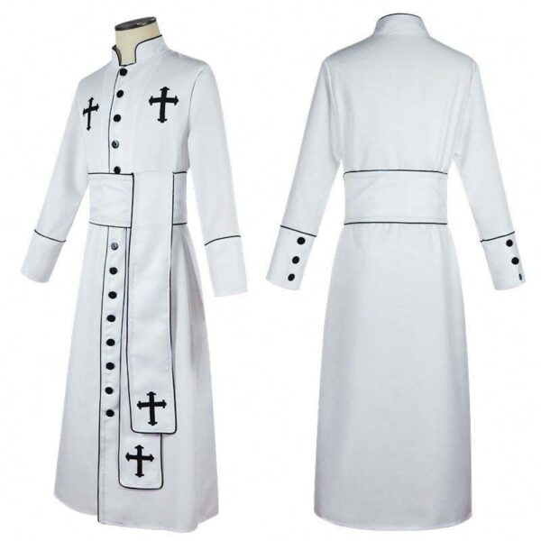 Roman Clergy Pastor Cosplay Costume - Image 2