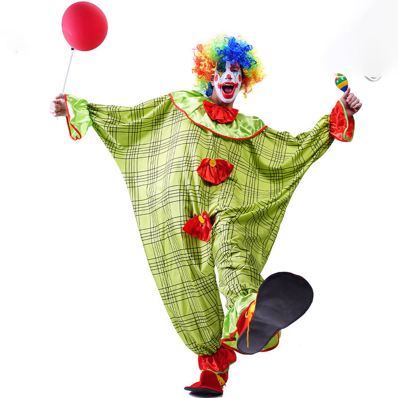 Adult Halloween Fun Party Clown Cosplay Costume