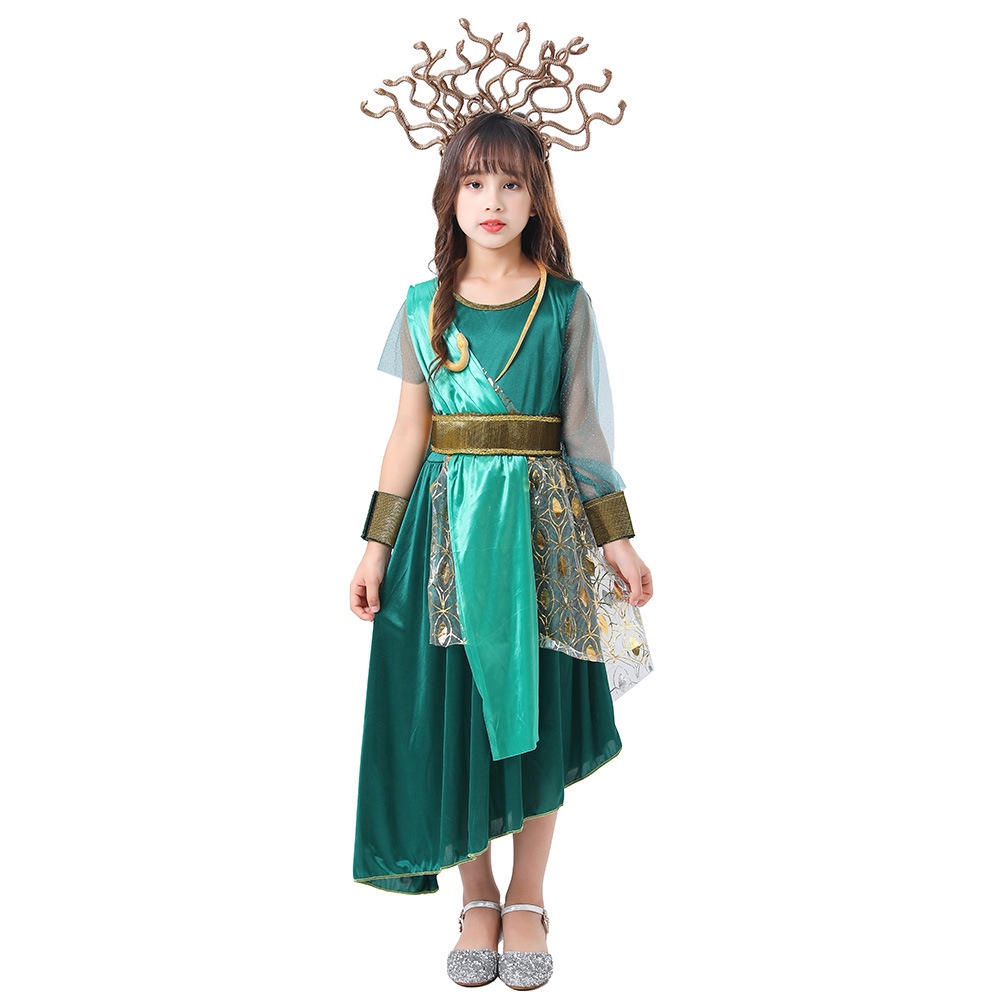 Girl Ancient Greek Medusa Cosplay Costume
