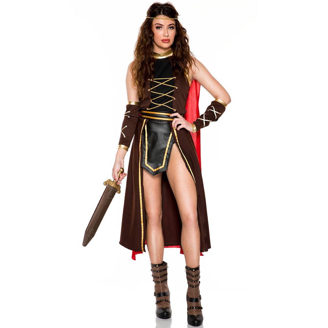 Women's Adult Roman Gladiator Warrior Costume