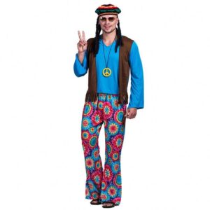 Men's Hippie Fashion Disco Party Costume