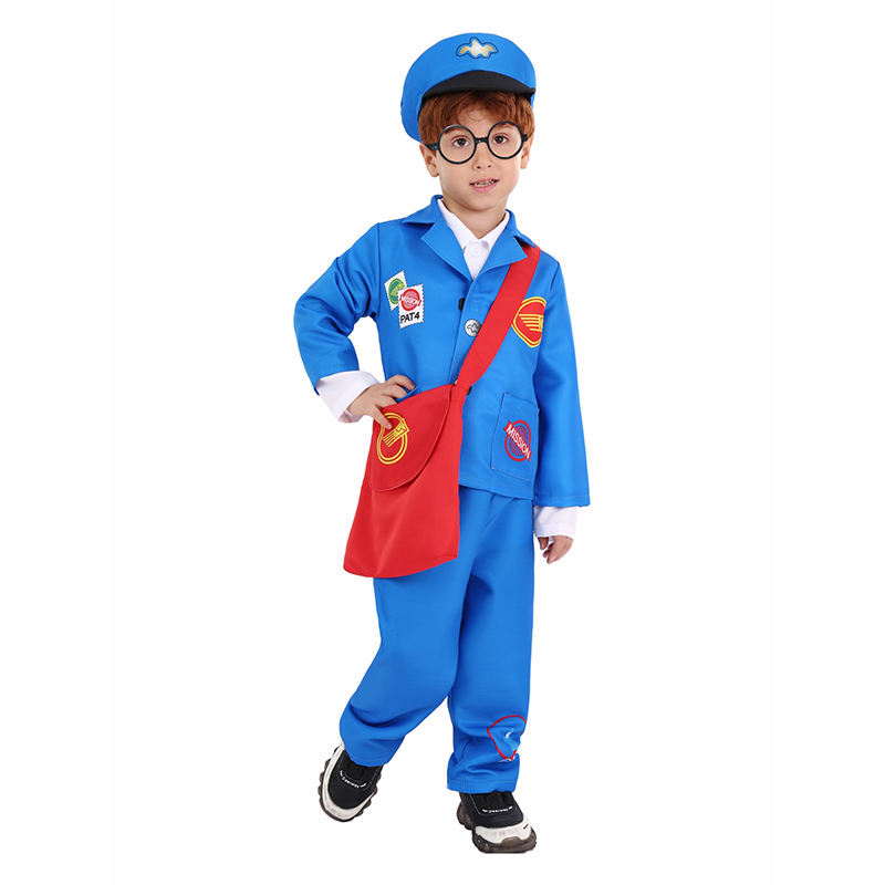 Children's Cute Postman Cosplay Costume